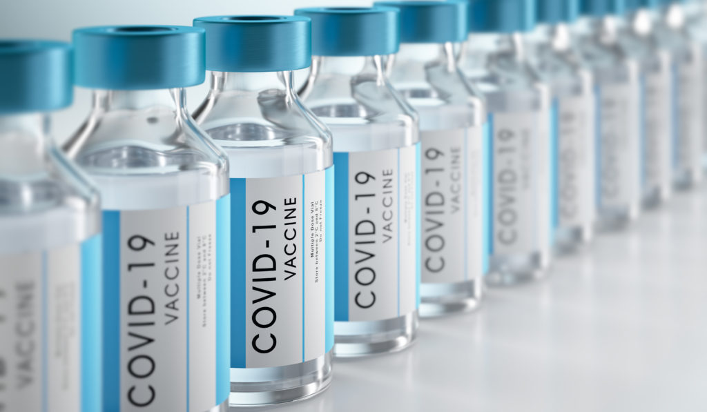 Image of COVID-19 vaccine vials