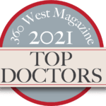 360 West magazine Top Doctors 2021 logo