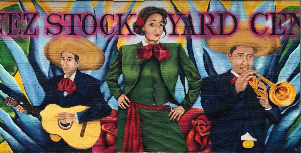 Martinez Stockyards mariachi mural