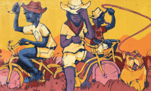 Trinity Trails 29A Bulldog Rodeo mural