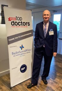 Photograph of Dr. Kelly Kunkel at the Fort Worth Magazine Top Doctors cocktail reception