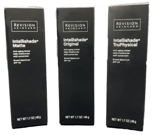Photograph of Revision SkinCare sun protection products